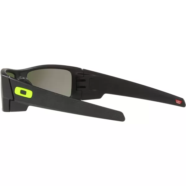 imageOakley Mens Oo9014 Gascan Rectangular SunglassesHi Res Matte BlackPrizm Jade Polarized