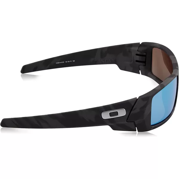 imageOakley Mens Oo9014 Gascan Rectangular SunglassesMatte Black CamoPrizm Deep Water Polarized