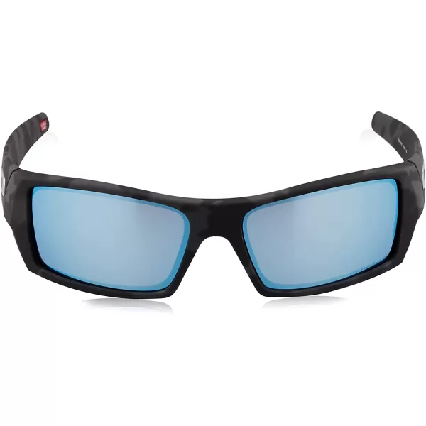 imageOakley Mens Oo9014 Gascan Rectangular SunglassesMatte Black CamoPrizm Deep Water Polarized