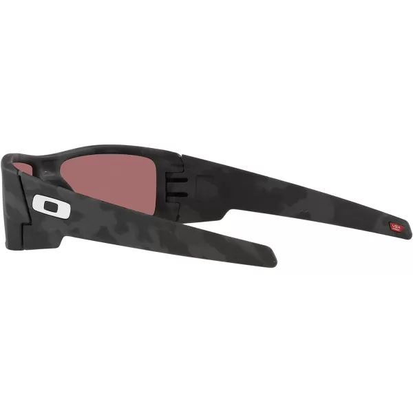 imageOakley Mens Oo9014 Gascan Rectangular SunglassesMatte Black CamoPrizm Deep Water Polarized