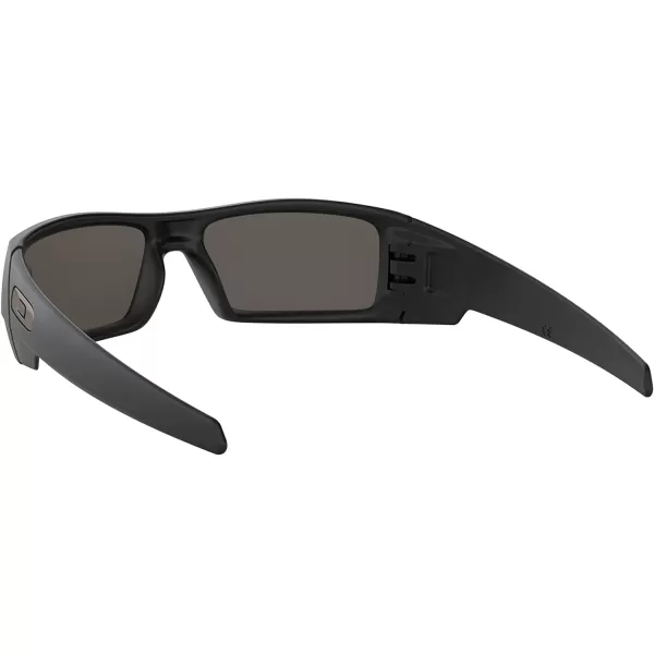imageOakley Mens Oo9014 Gascan Rectangular SunglassesMatte Black Frame Polarized Black Mirror Lens