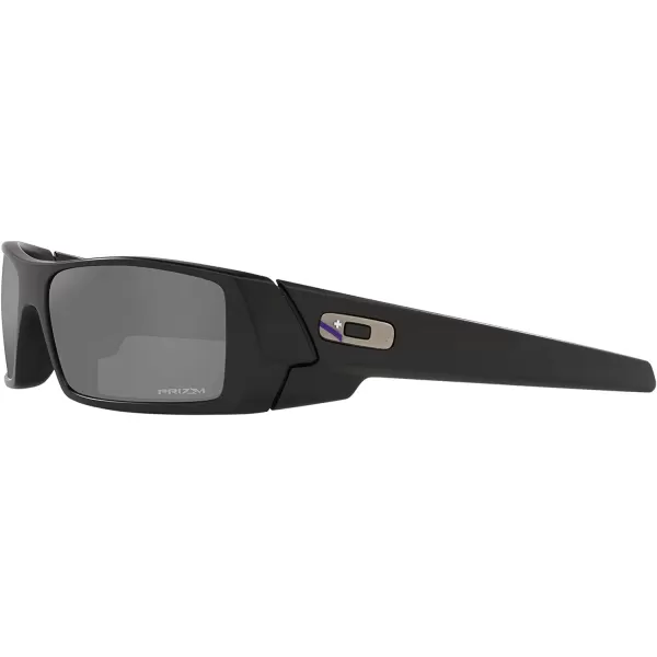 imageOakley Mens Oo9014 Gascan Rectangular SunglassesMatte Black Silver IconPrizm Black