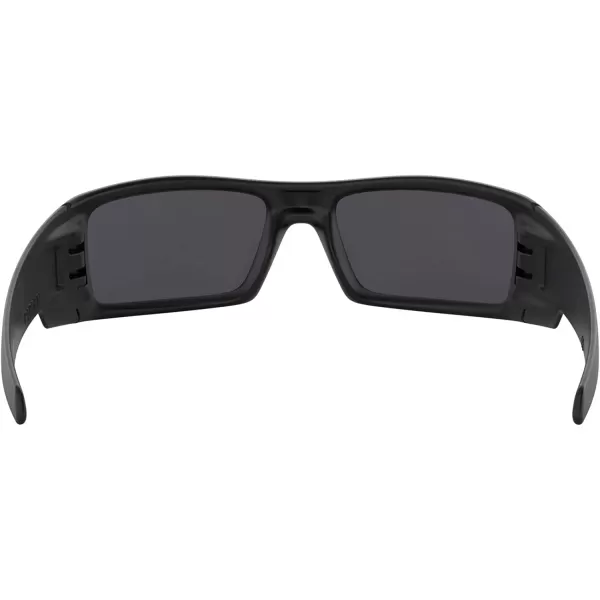 imageOakley Mens Oo9014 Gascan Rectangular SunglassesMatte BlackBlack Iridium
