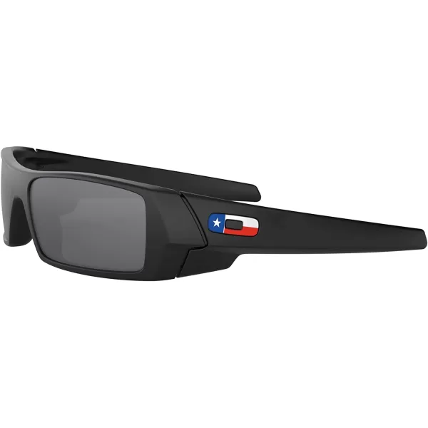 imageOakley Mens Oo9014 Gascan Rectangular SunglassesMatte BlackBlack Iridium