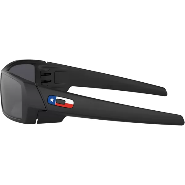 imageOakley Mens Oo9014 Gascan Rectangular SunglassesMatte BlackBlack Iridium