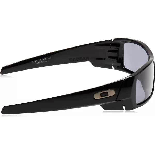 imageOakley Mens Oo9014 Gascan Rectangular SunglassesMatte BlackBlack Iridium Polarized