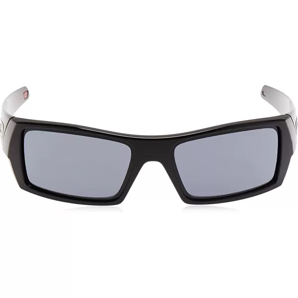 imageOakley Mens Oo9014 Gascan Rectangular SunglassesMatte BlackBlack Iridium Polarized