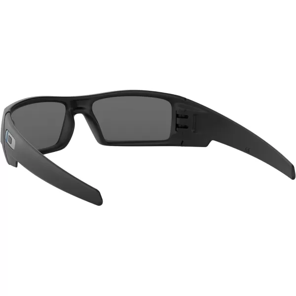 imageOakley Mens Oo9014 Gascan Rectangular SunglassesMatte BlackBlue StripeGrey