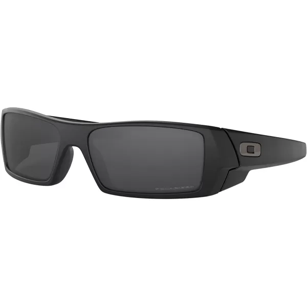 imageOakley Mens Oo9014 Gascan Rectangular SunglassesMatte BlackGrey Polarized