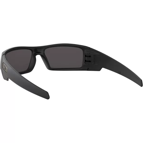 imageOakley Mens Oo9014 Gascan Rectangular SunglassesMatte BlackIce Iridium Polarized