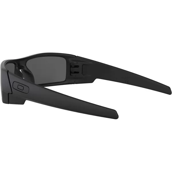 imageOakley Mens Oo9014 Gascan Rectangular SunglassesMatte BlackPrizm Black Polarized