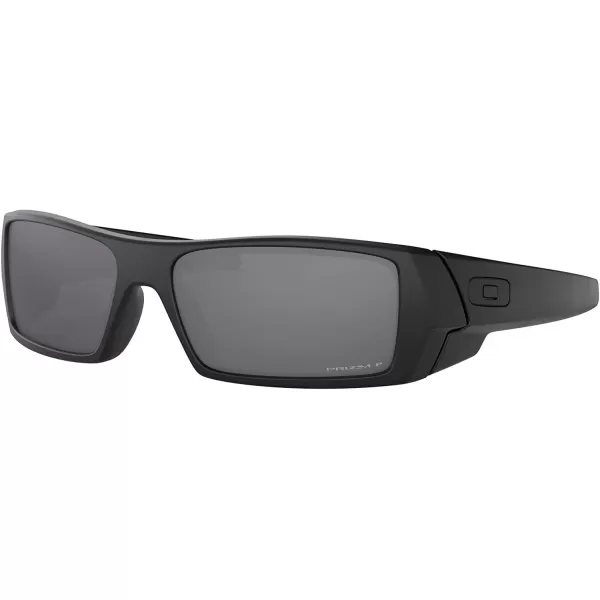 imageOakley Mens Oo9014 Gascan Rectangular SunglassesMatte BlackPrizm Black Polarized