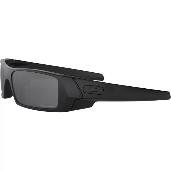 imageOakley Mens Oo9014 Gascan Rectangular SunglassesMatte BlackPrizm Black Polarized