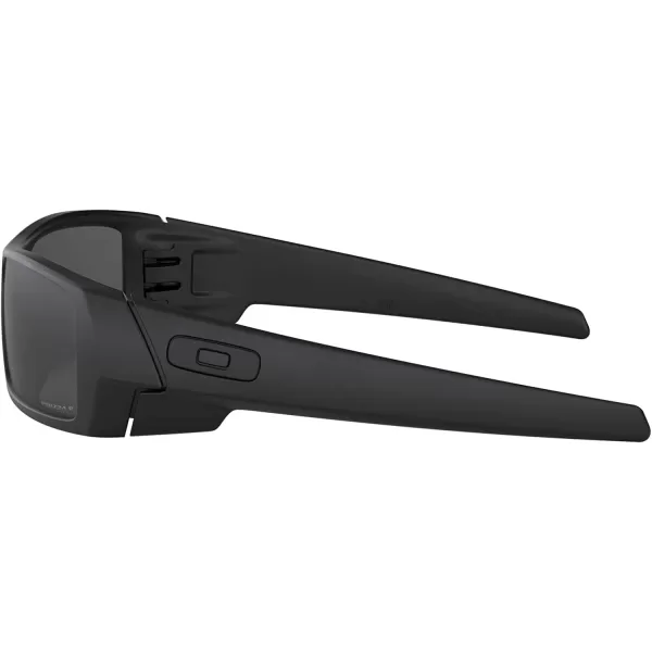 imageOakley Mens Oo9014 Gascan Rectangular SunglassesMatte BlackPrizm Black Polarized