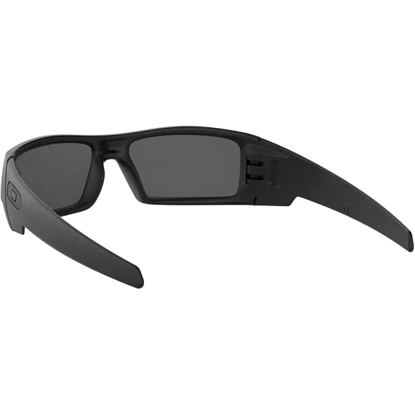 imageOakley Mens Oo9014 Gascan Rectangular SunglassesMatte BlackPrizm Black Polarized