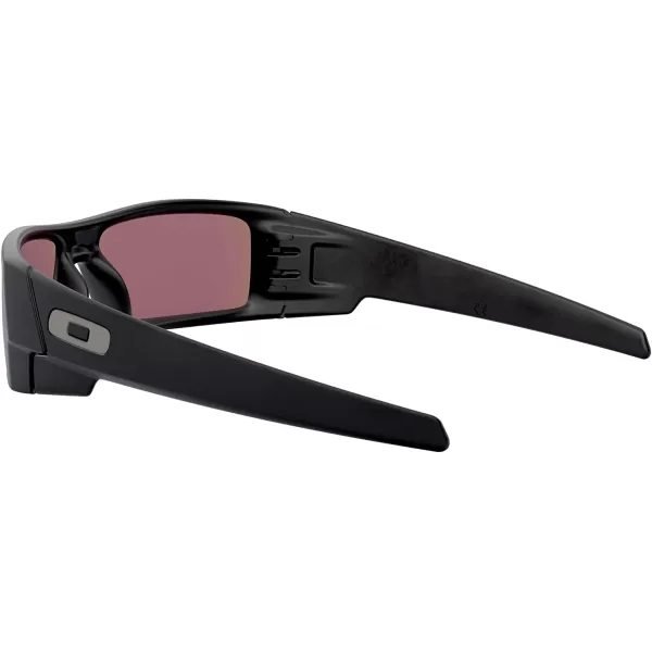 imageOakley Mens Oo9014 Gascan Rectangular SunglassesMatte BlackPrizm Black Polarized