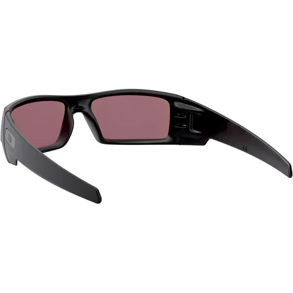 imageOakley Mens Oo9014 Gascan Rectangular SunglassesMatte BlackPrizm Black Polarized