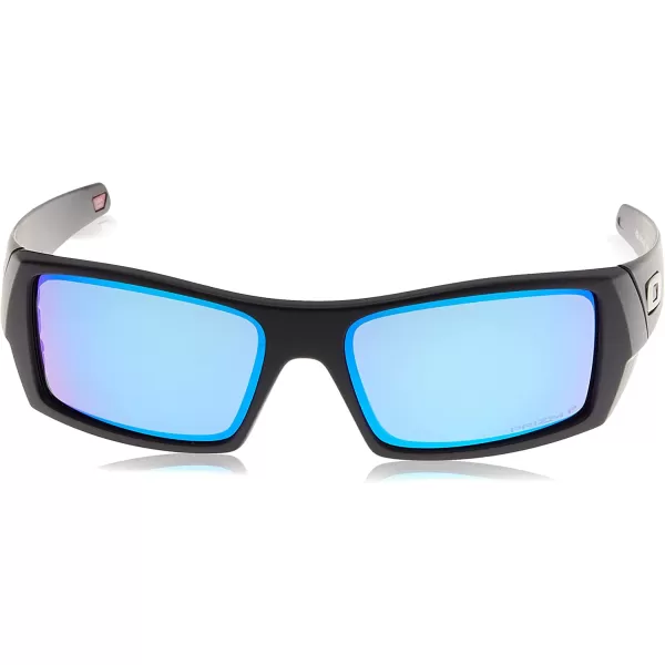 imageOakley Mens Oo9014 Gascan Rectangular SunglassesMatte BlackPrizm Black Polarized