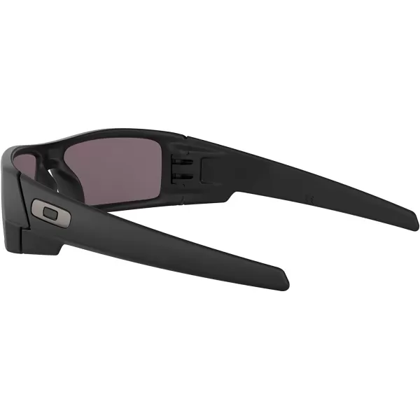 imageOakley Mens Oo9014 Gascan Rectangular SunglassesMatte BlackPrizm Grey