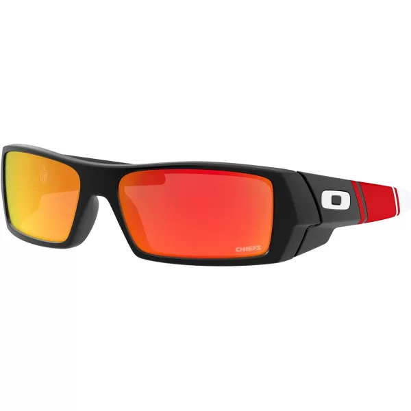 imageOakley Mens Oo9014 Gascan Rectangular SunglassesMatte BlackPrizm Ruby
