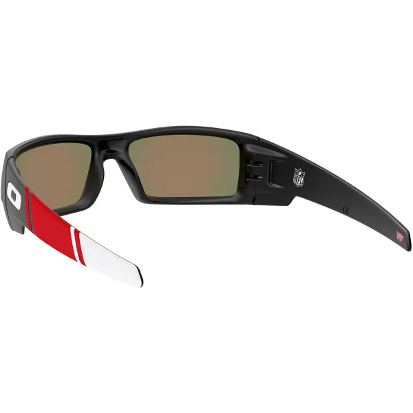 imageOakley Mens Oo9014 Gascan Rectangular SunglassesMatte BlackPrizm Ruby