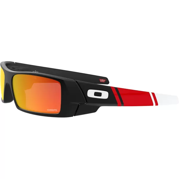 imageOakley Mens Oo9014 Gascan Rectangular SunglassesMatte BlackPrizm Ruby