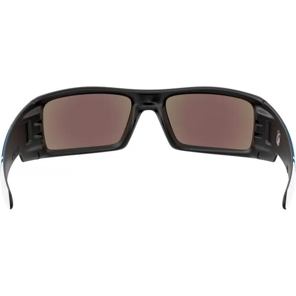 imageOakley Mens Oo9014 Gascan Rectangular SunglassesMatte BlackPrizm Sapphire