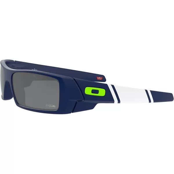 imageOakley Mens Oo9014 Gascan Rectangular SunglassesMatte NavyPrizm Black