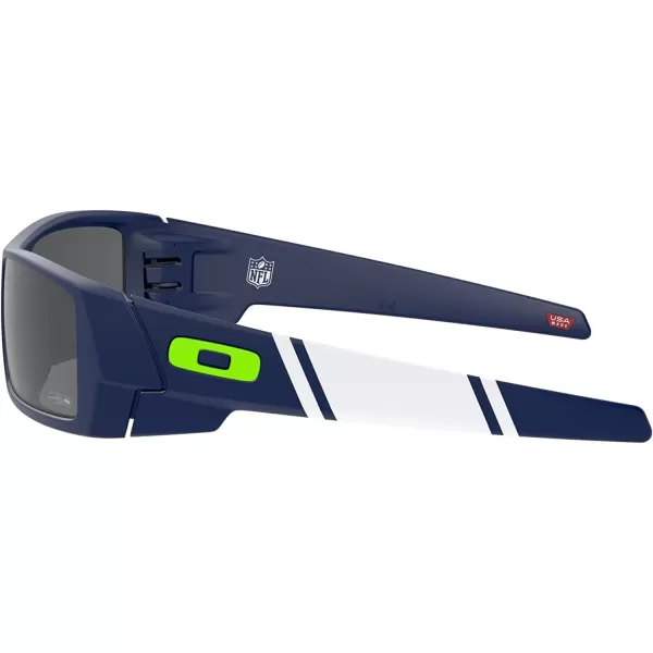 imageOakley Mens Oo9014 Gascan Rectangular SunglassesMatte NavyPrizm Black