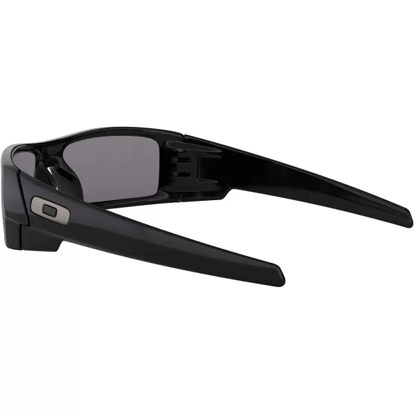 imageOakley Mens Oo9014 Gascan Rectangular SunglassesPolished BlackGrey