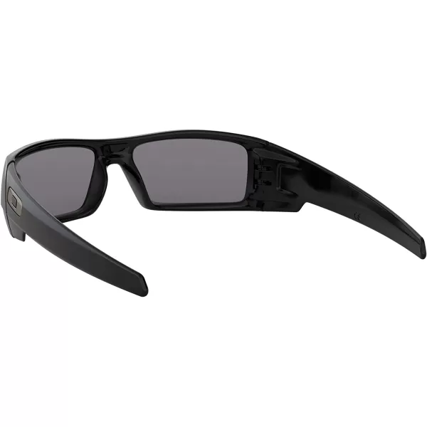imageOakley Mens Oo9014 Gascan Rectangular SunglassesPolished BlackGrey