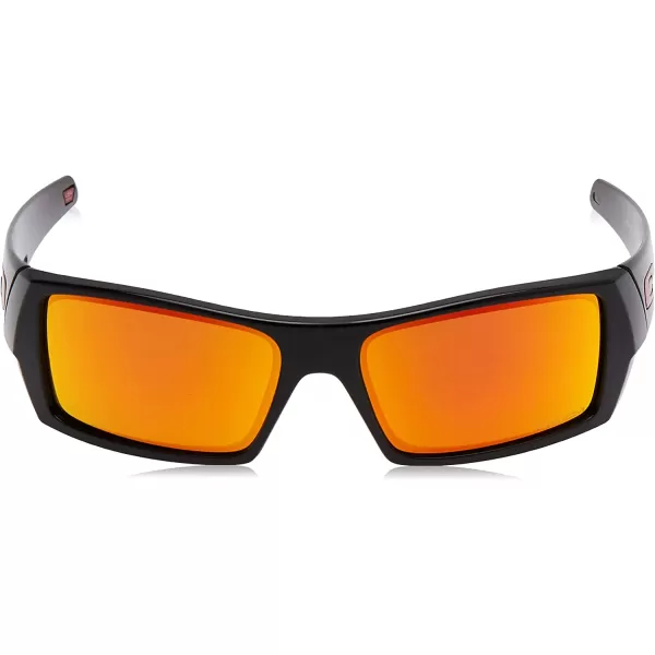 imageOakley Mens Oo9014 Gascan Rectangular SunglassesPolished BlackPrizm Ruby