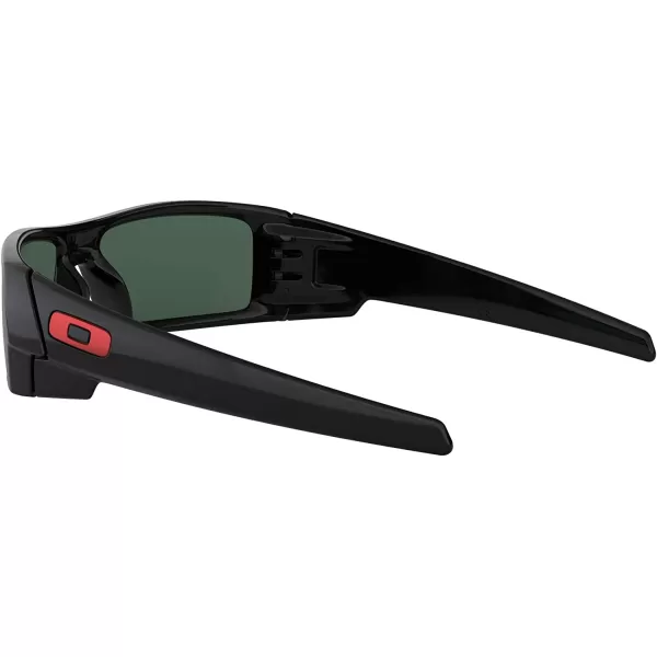imageOakley Mens Oo9014 Gascan Rectangular SunglassesPolished BlackPrizm Ruby