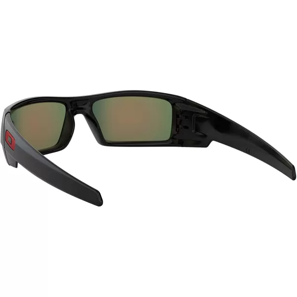 imageOakley Mens Oo9014 Gascan Rectangular SunglassesPolished BlackPrizm Ruby