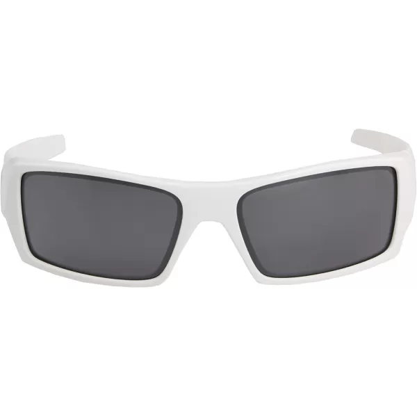 imageOakley Mens Oo9014 Gascan Rectangular SunglassesPolished WhiteBlack Iridium