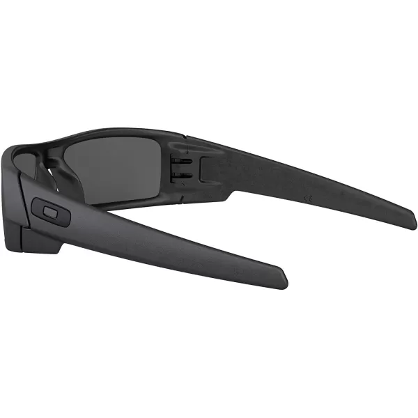 imageOakley Mens Oo9014 Gascan Rectangular SunglassesSteelPrizm Black Polarized
