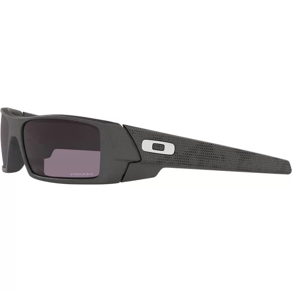 imageOakley Mens Oo9014 Gascan Rectangular SunglassesSteelPrizm Grey