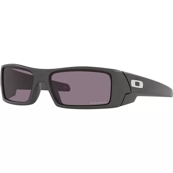 imageOakley Mens Oo9014 Gascan Rectangular SunglassesSteelPrizm Grey