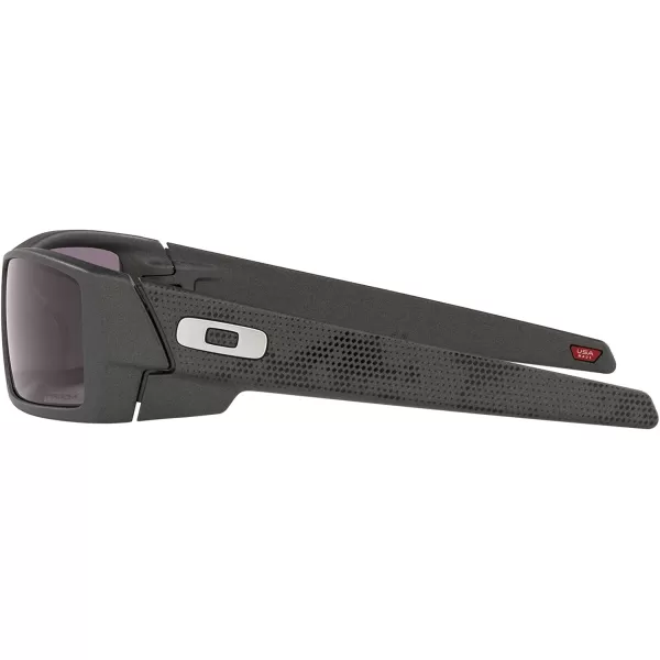 imageOakley Mens Oo9014 Gascan Rectangular SunglassesSteelPrizm Grey