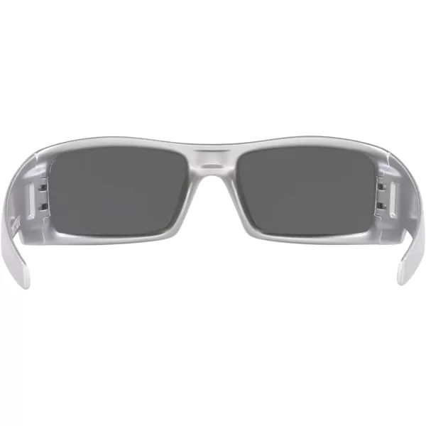 imageOakley Mens Oo9014 Gascan Rectangular SunglassesX SilverPrizm Black Polarized