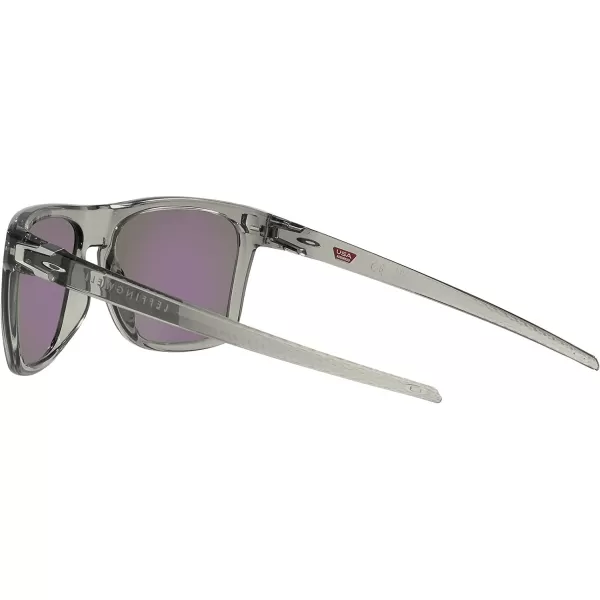 imageOakley Mens Oo9100 Leffingwell Rectangular SunglassesGrey InkPrizm Jade Polarized