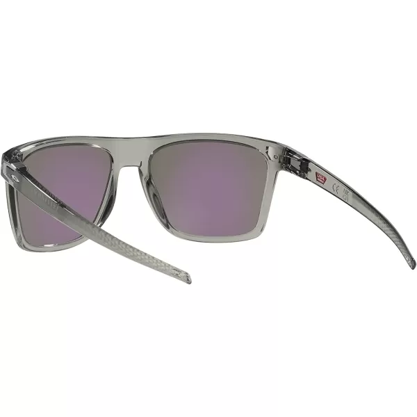 imageOakley Mens Oo9100 Leffingwell Rectangular SunglassesGrey InkPrizm Jade Polarized