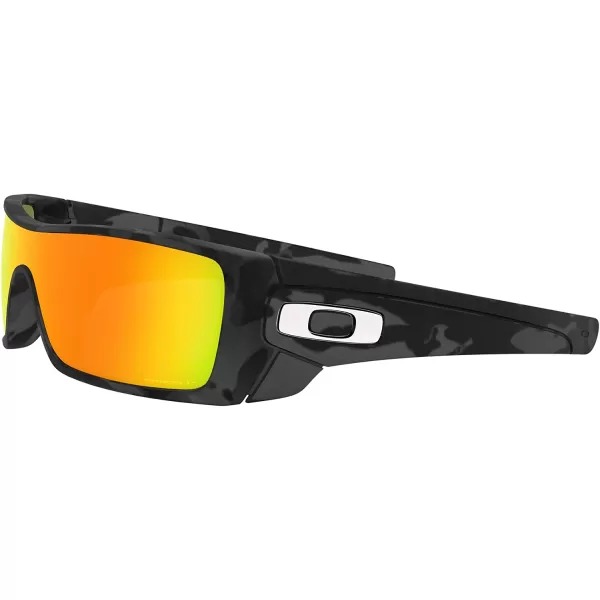 imageOakley Mens Oo9101 Batwolf Rectangular SunglassesMatte Black CamoPrizm Ruby Polarized
