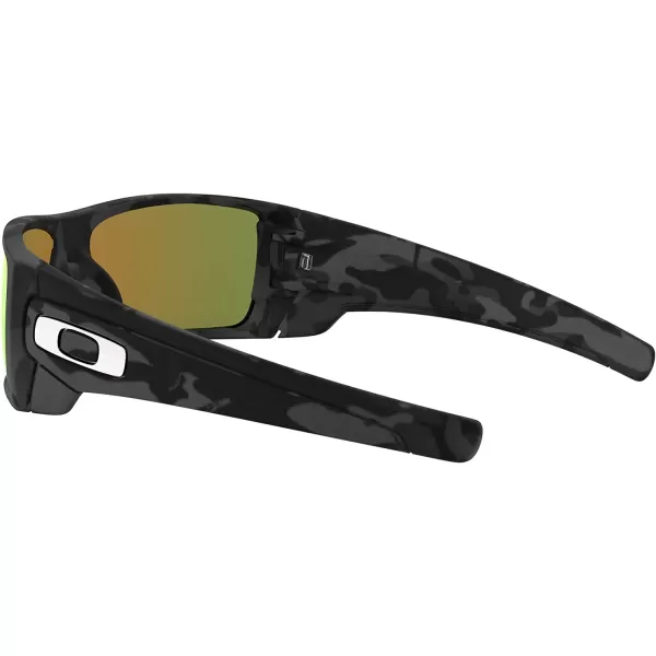 imageOakley Mens Oo9101 Batwolf Rectangular SunglassesMatte Black CamoPrizm Ruby Polarized