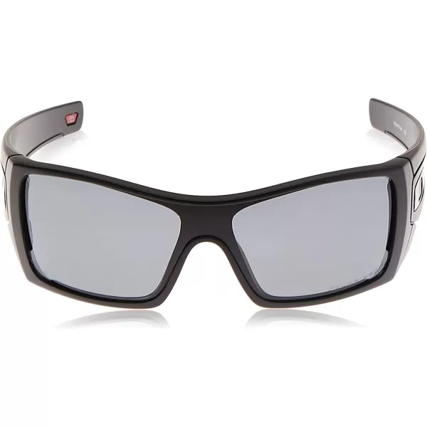 imageOakley Mens Oo9101 Batwolf Rectangular SunglassesMatte BlackGrey Polarized