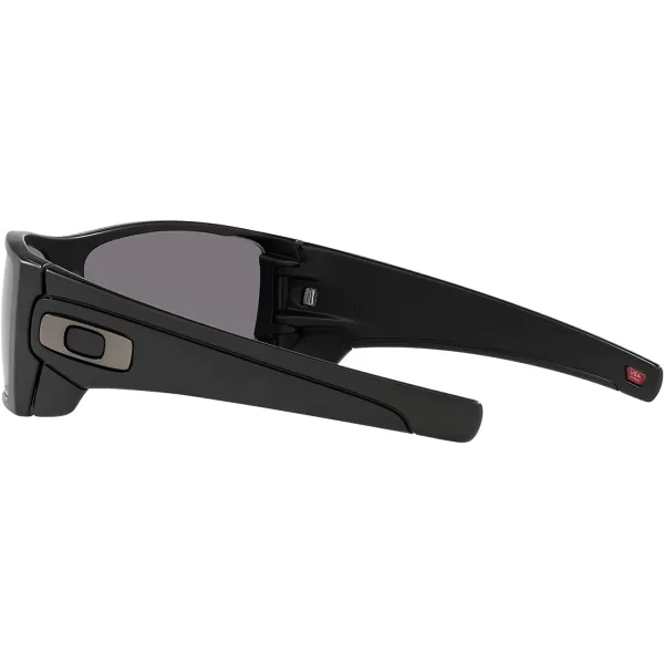 imageOakley Mens Oo9101 Batwolf Rectangular SunglassesMatte BlackPrizm Grey Polarized