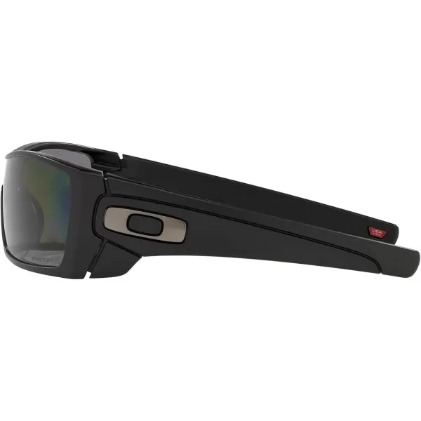imageOakley Mens Oo9101 Batwolf Rectangular SunglassesMatte BlackPrizm Grey Polarized