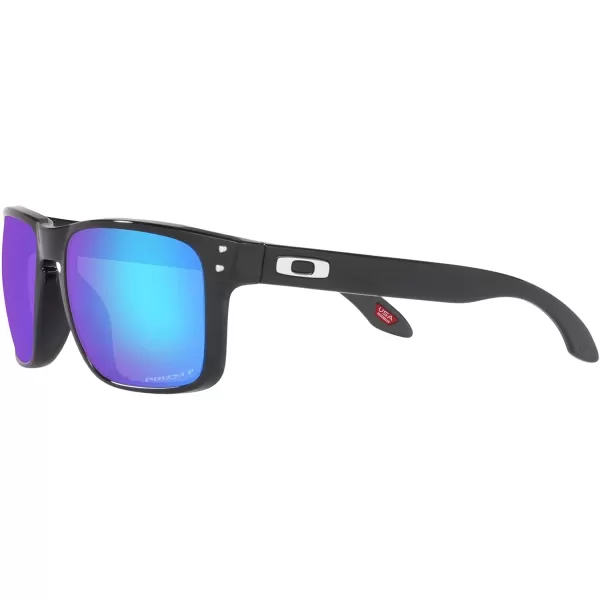 imageOakley Mens Oo9102 Holbrook Polarized Square SunglassesBlack InkPrizm Sapphire Polarized