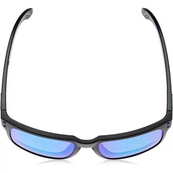 imageOakley Mens Oo9102 Holbrook Polarized Square SunglassesMatte Black PrintPrizm Sapphire Iridium Polarized