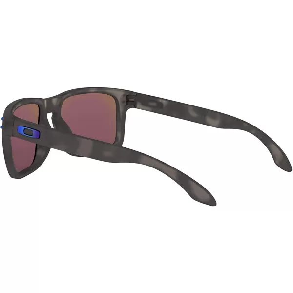 imageOakley Mens Oo9102 Holbrook Polarized Square SunglassesMatte Black TortoisePrizm Sapphire Iridium Polarized